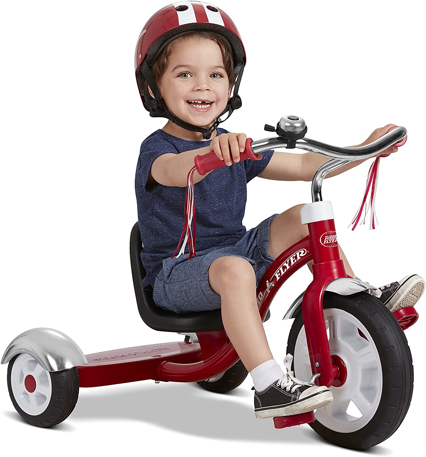 Radio Flyer Big Red Classic Tricycle. Toddler Trike. Tricycle for Toddlers Age 2.5-5. Toddler Bike