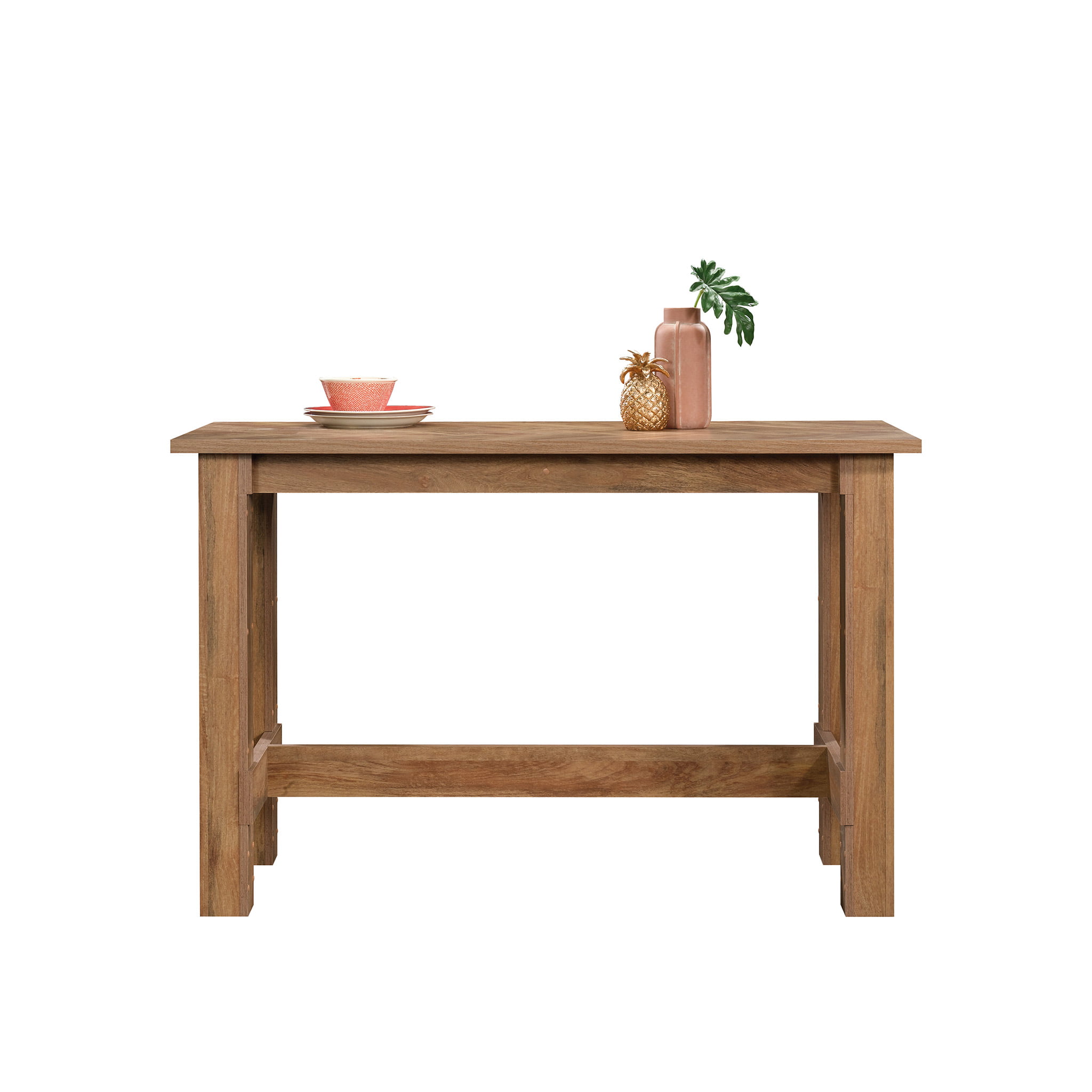 Sauder 427126 Boone Mountain Counter Height Dining Table. Sindoori Mango Finish