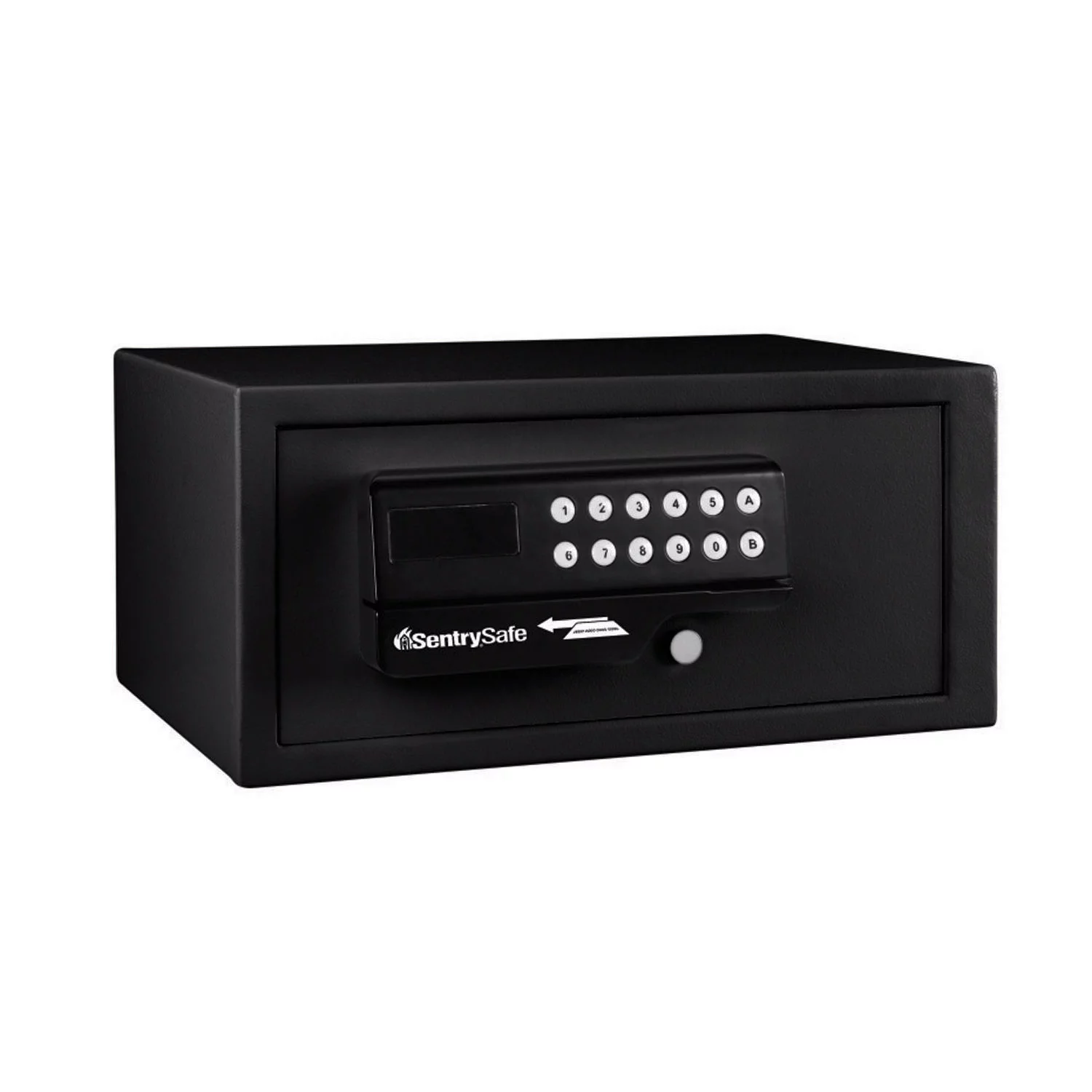 SentrySafe - Small Hotel Safe - 0.4 Cubic Feet. Black