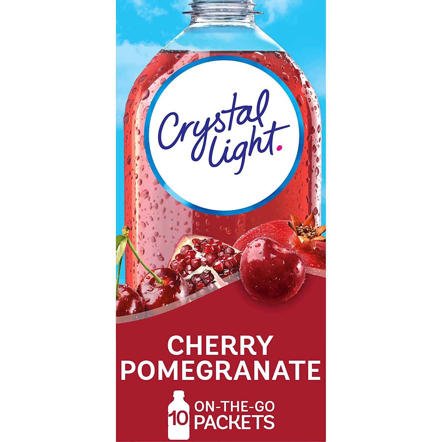 Crystal Light Sugar-Free Cherry Pomegranate On-The-Go Powdered Drink Mix 120 Count