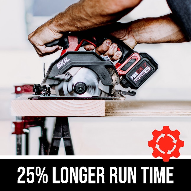 SKIL CB742701 PWR CORE 12 2-Tool 12-volt Brushless Power Tool Combo Kit Case (1 Li-ion Battery Included and Charger Included)