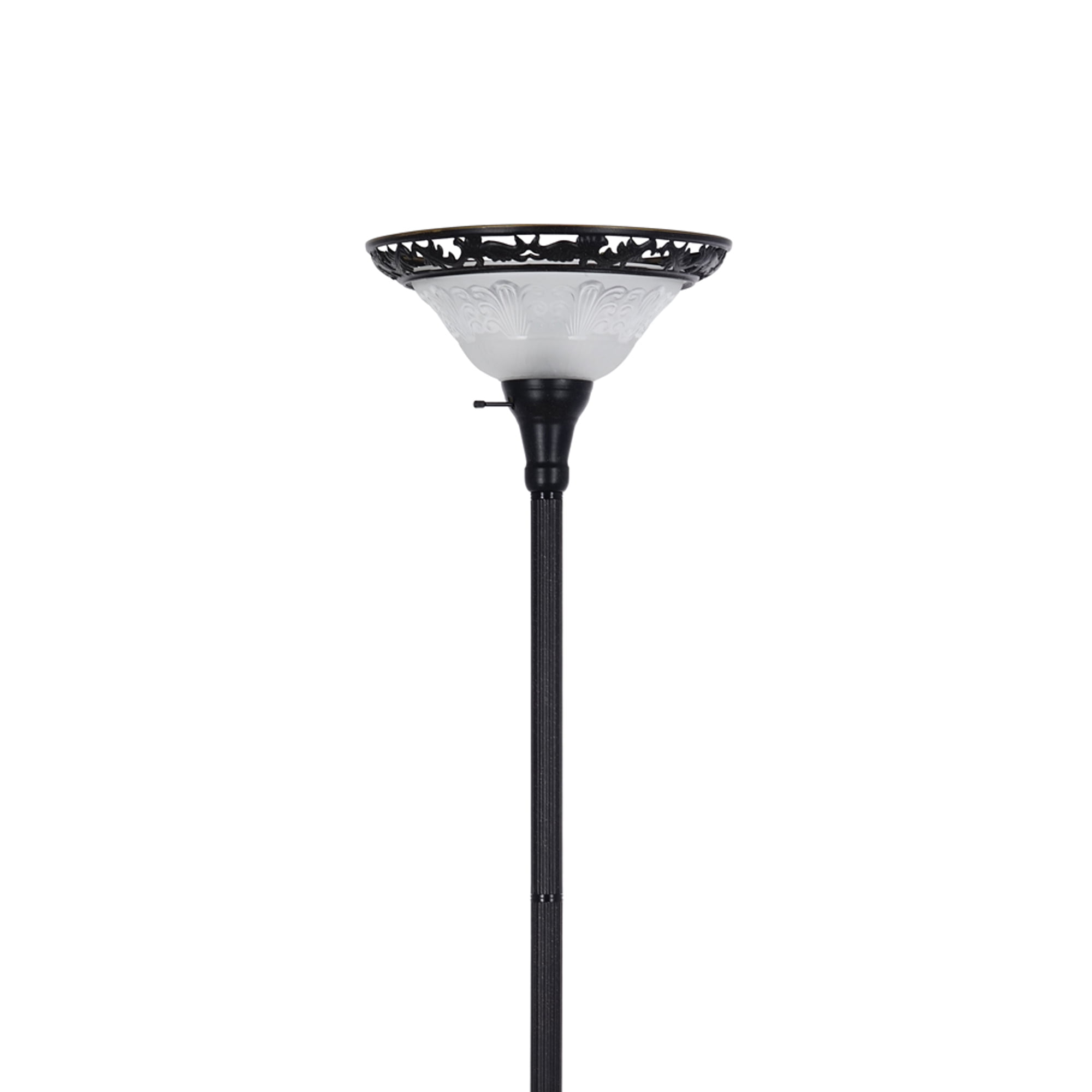 Better Homes & Gardnes Victorian Floor Lamp in Bronze Color 70″H. Metal Material with LED Bulb Included