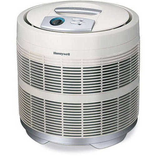 Honeywell True HEPA Air Purifier. Airborne Allergen Reducer for Large Rooms (390 sq ft). White - Wildfire/Smoke. Pollen. Pet Dander. and Dust Air Purifier. 50250-S