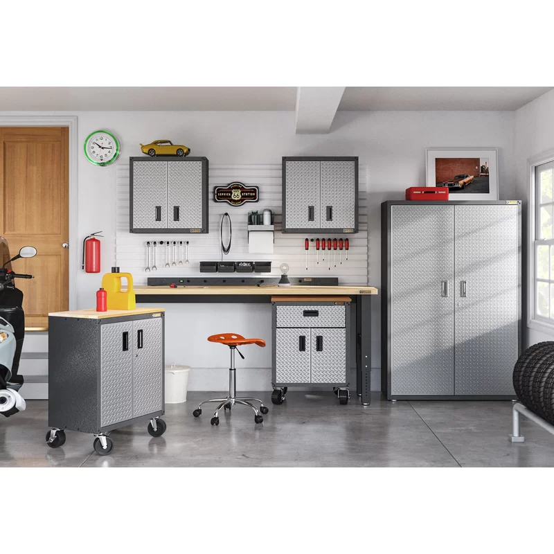 Gladiator GAWP082PBY 96 in. W Garage Wall Storage GearWall Panel (2-Pack)