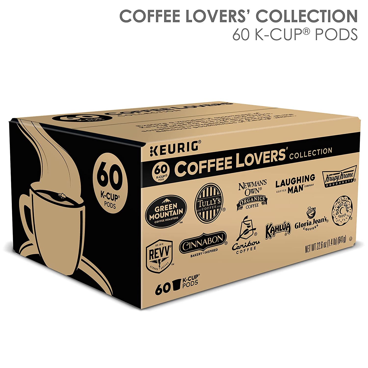 Keurig Coffee Lovers Collection. Single-Serve Coffee K-Cup Pods Sampler. 60ct