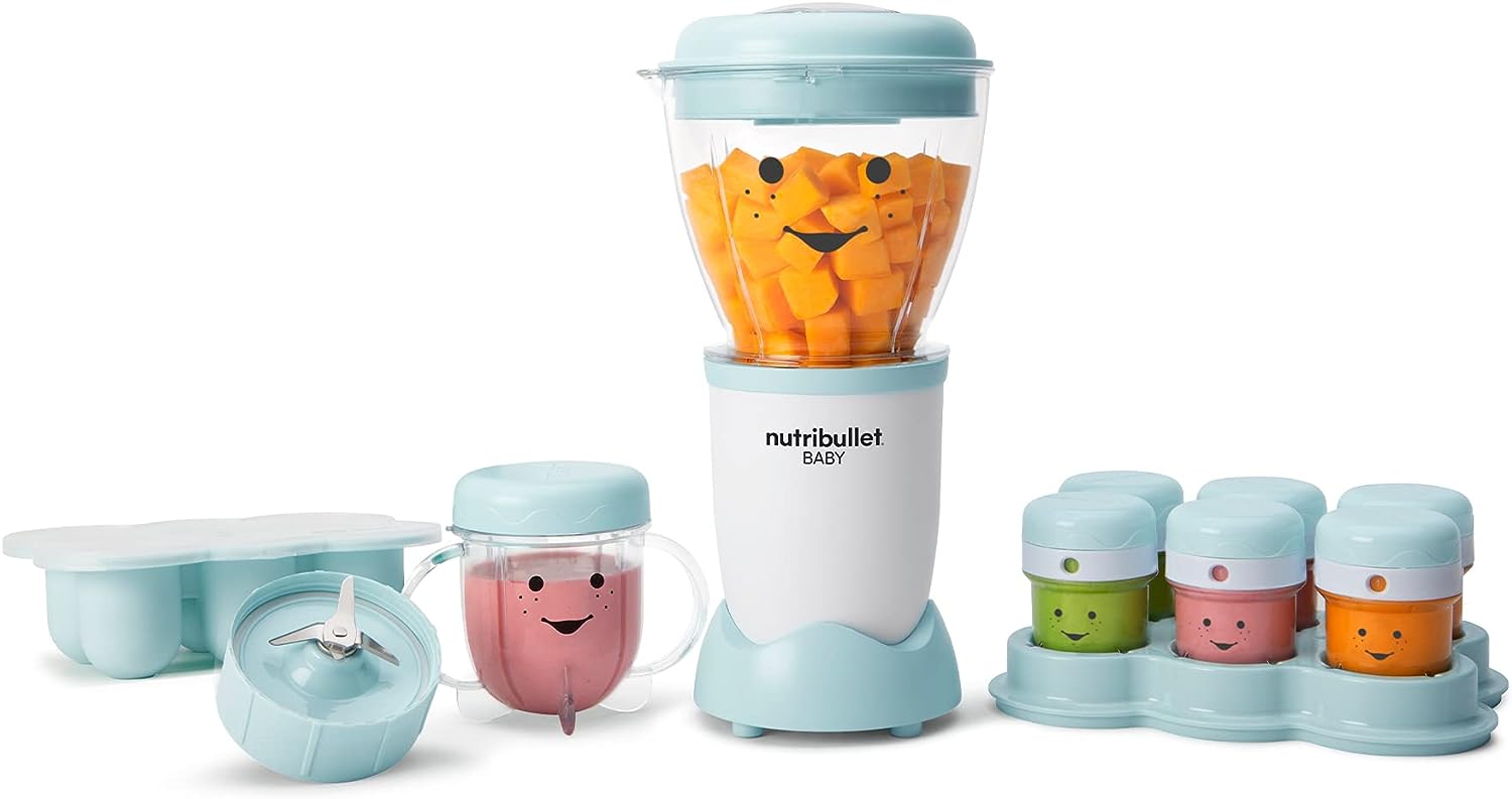 NutriBullet NBY-50100 Baby Complete Food-Making System. 32-Oz. Blue
