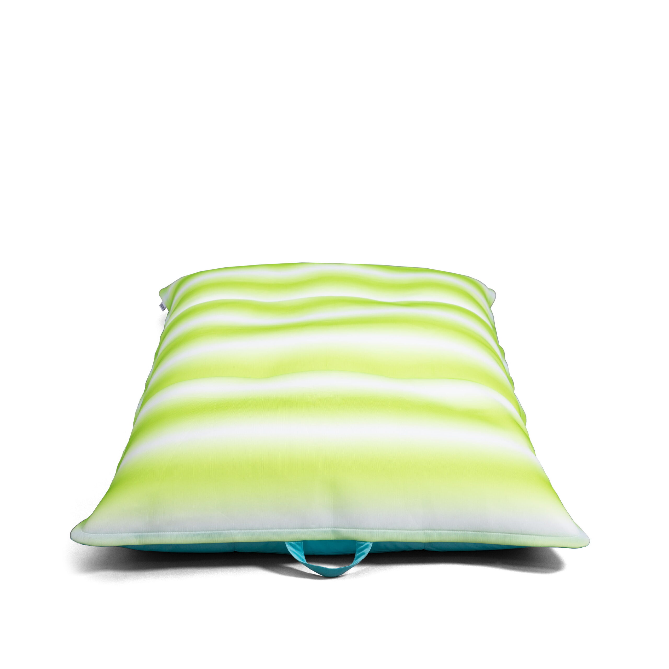 Big Joe Lagoon Lounger No Inflation Needed Pool Float. Rolling Wave Lime Double Sided Mesh. 5ft Giant