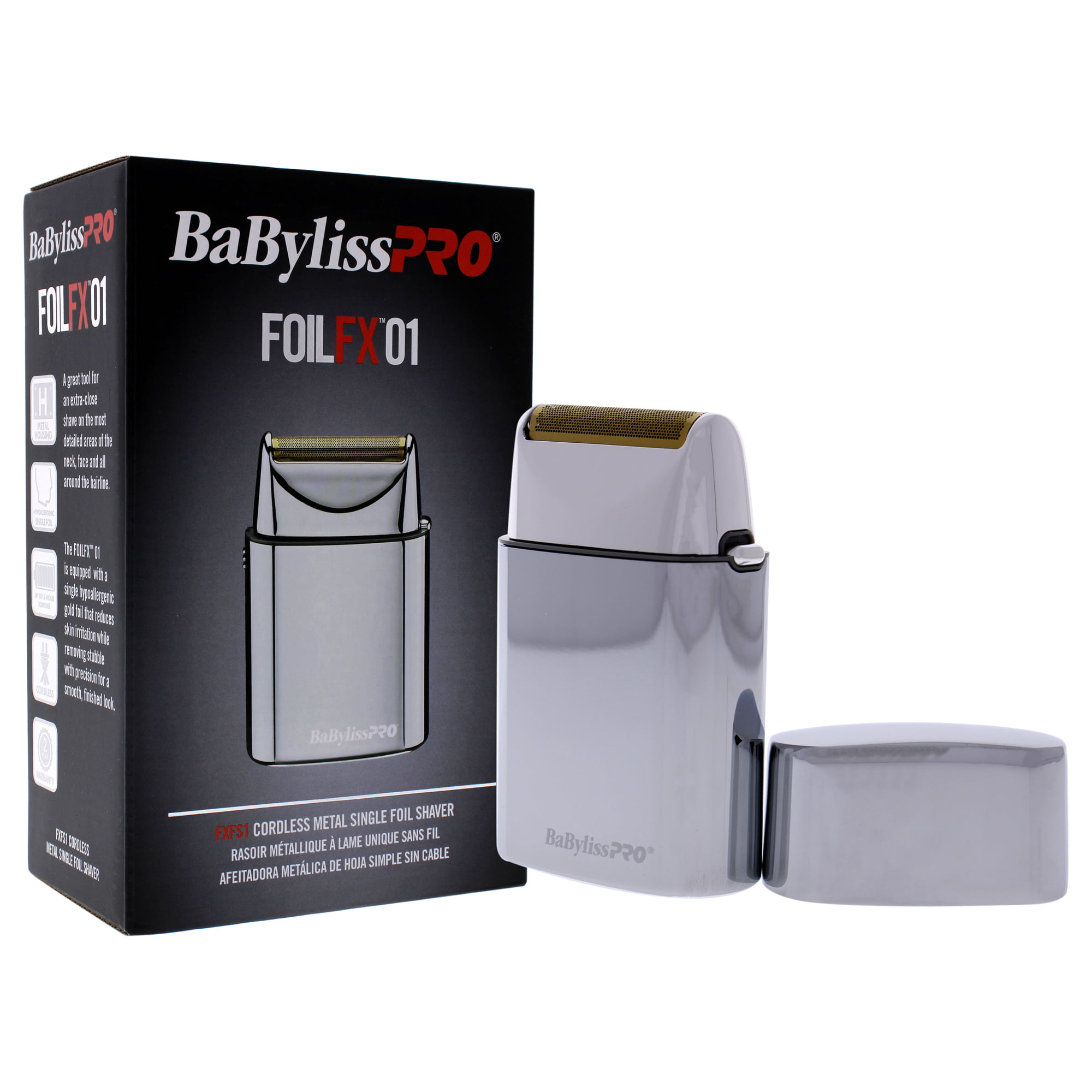 BaBylissPRO Foilfx01 Cordless Metal Single Foil Shaver - Fxfs1