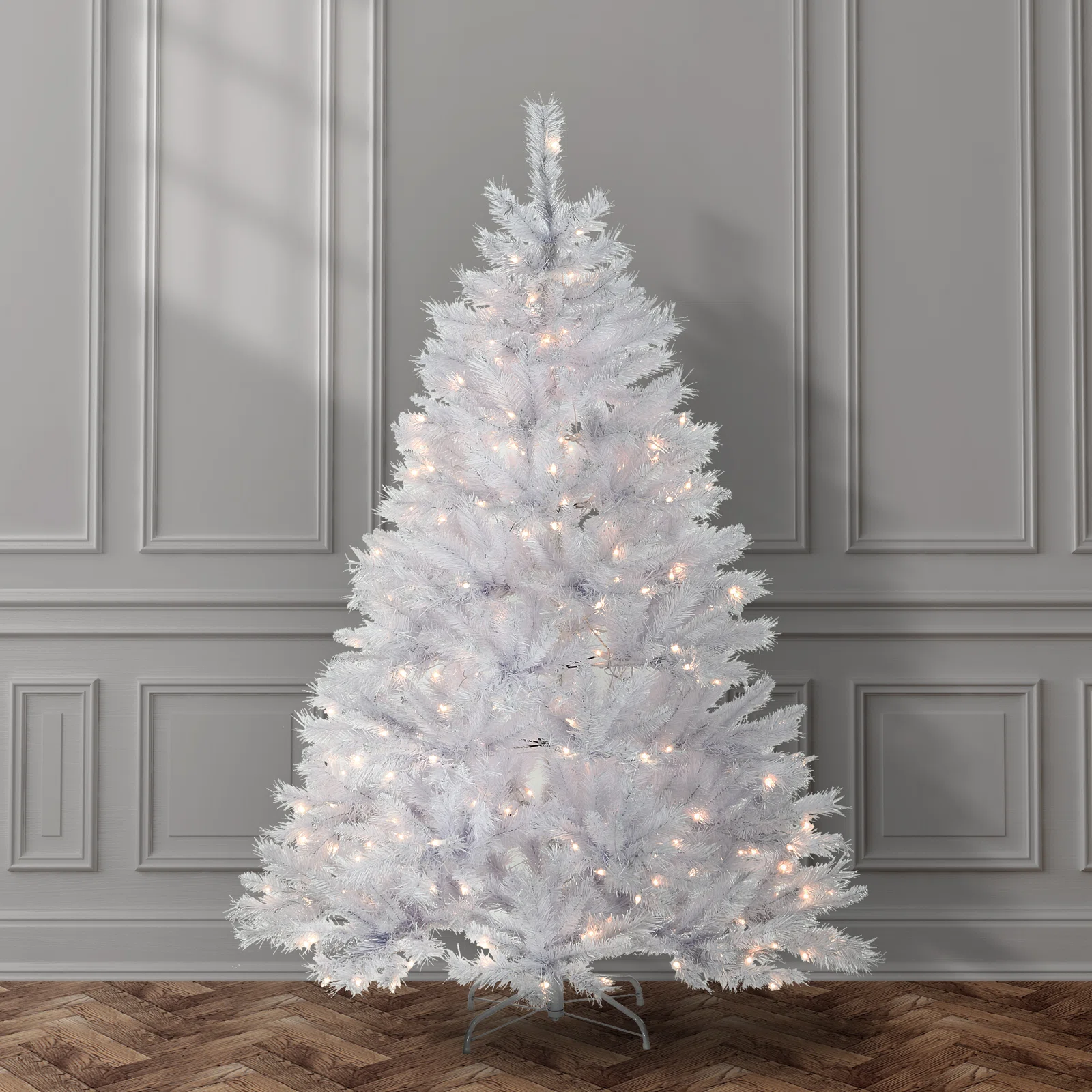 72” Lighted Artificial Pine Christmas Tree