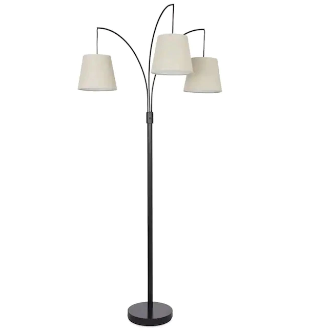 allen + roth  80-in Bronze Multi-head Floor Lamp