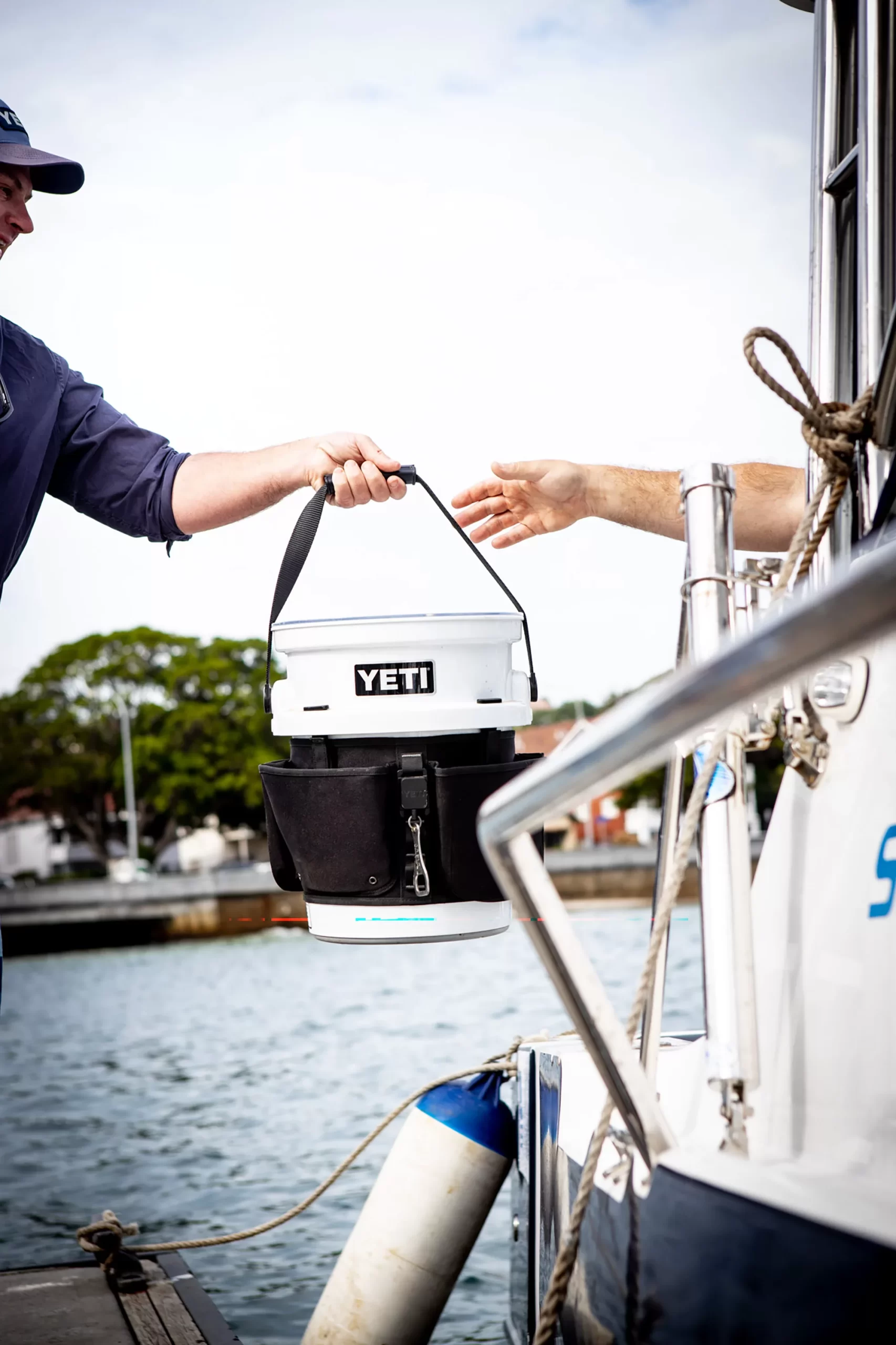 YETI LoadOut Bucket - White