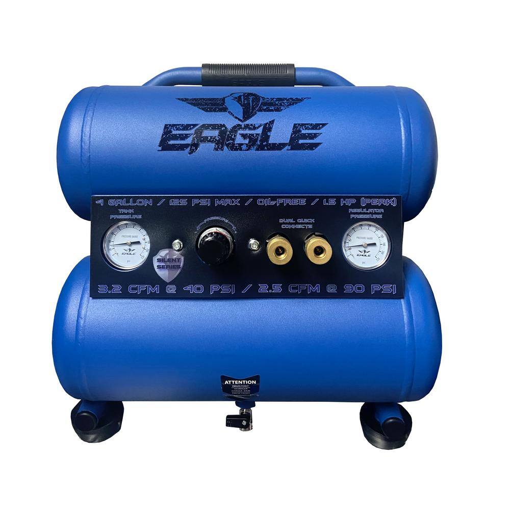 Eagle EA-4000 Silent Series. 1.5 HP. Electric. Oil Free Portable Air Compressor