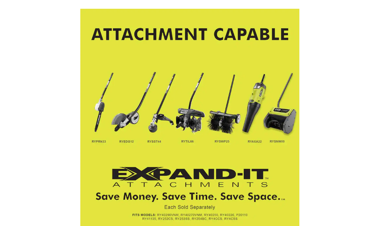 RYOBI RYTIL66 Expand-It 10 in. Universal Cultivator String Trimmer Attachment