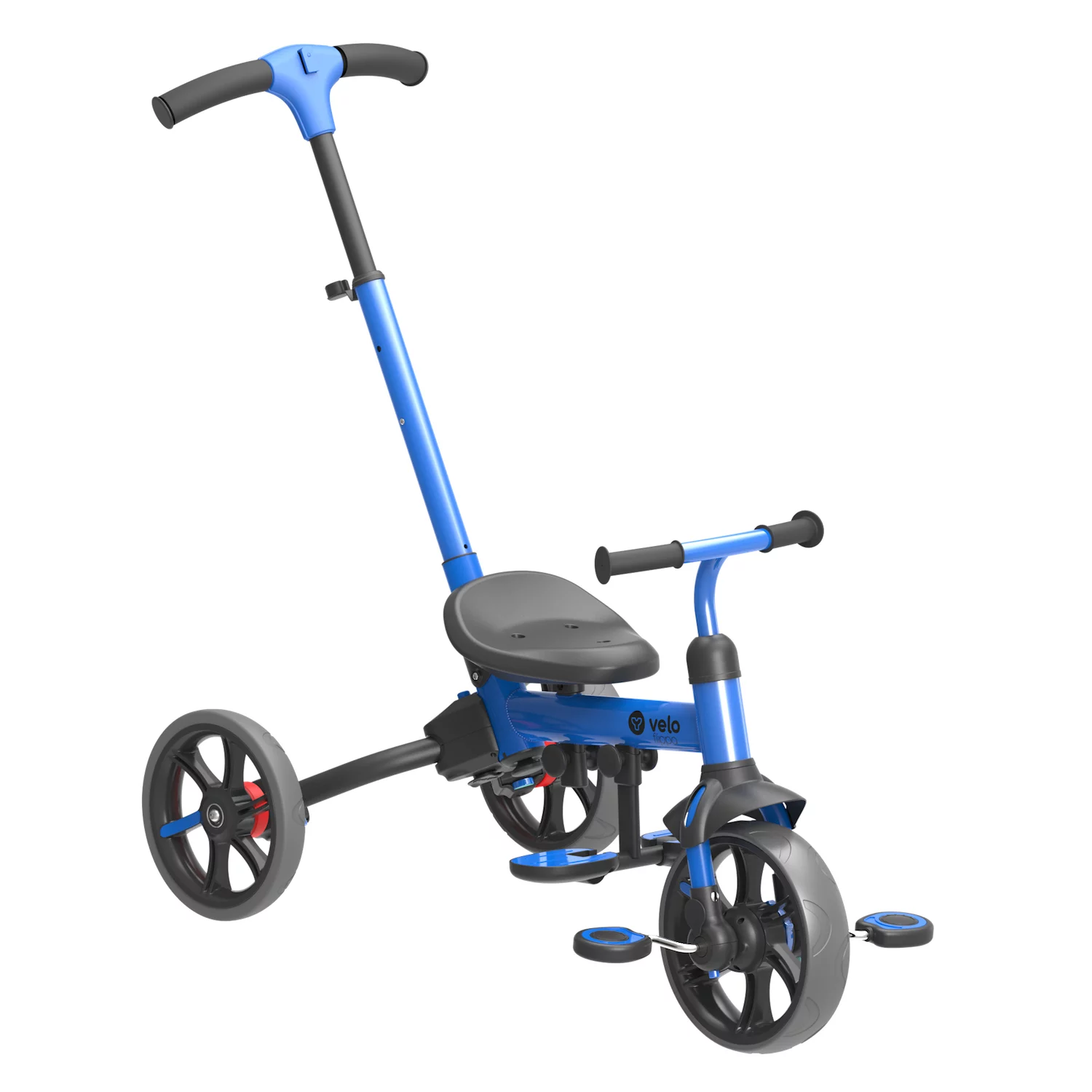 Yvolution Y Velo Flippa 4-in-1 Toddler Trike to Balance Bike - Blue