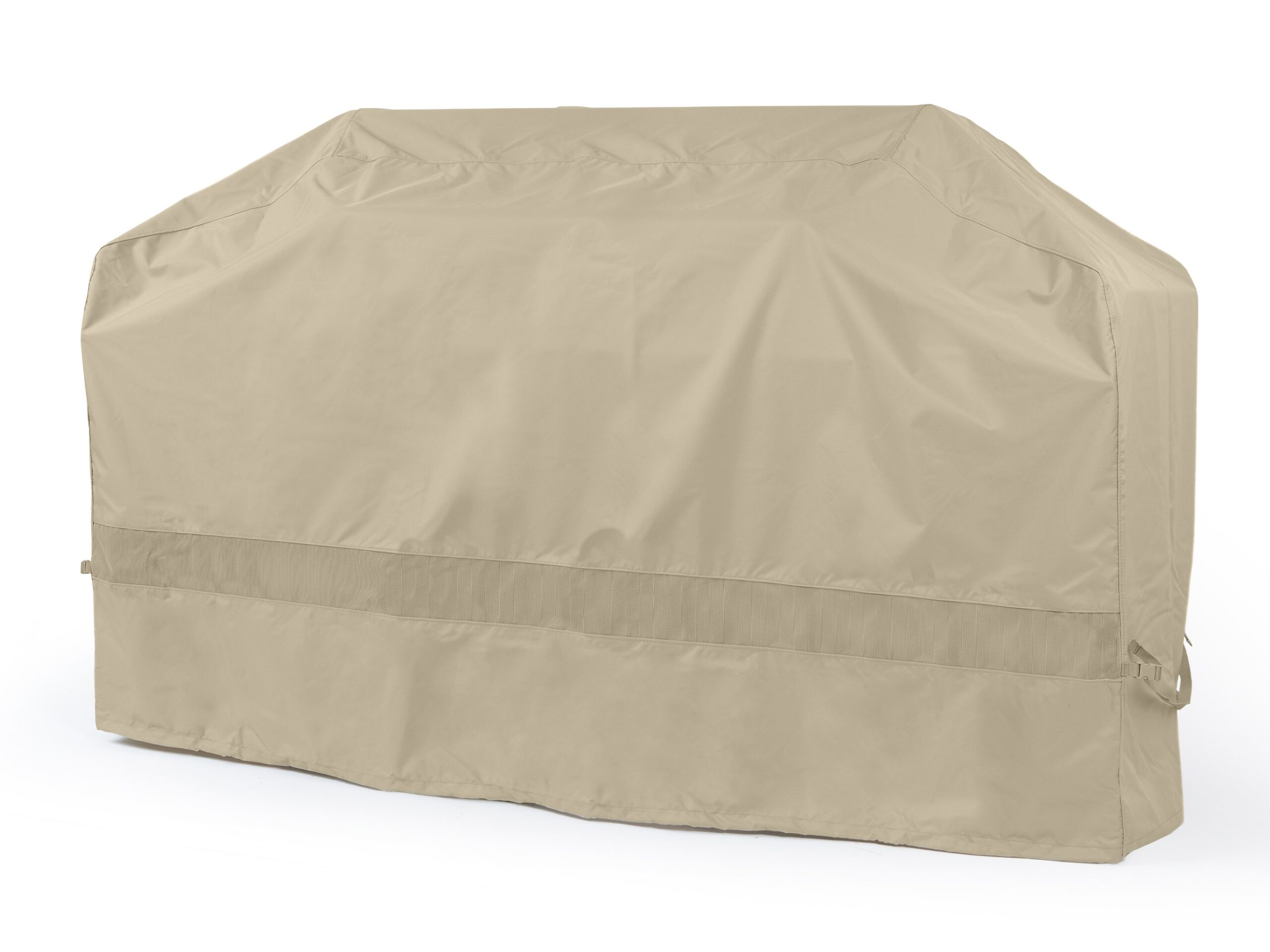 Covermates Island Grill Cover – Weather Resistant Polyester. Adjustable Drawcord. Mesh Vent. Grill and Heating-Khaki