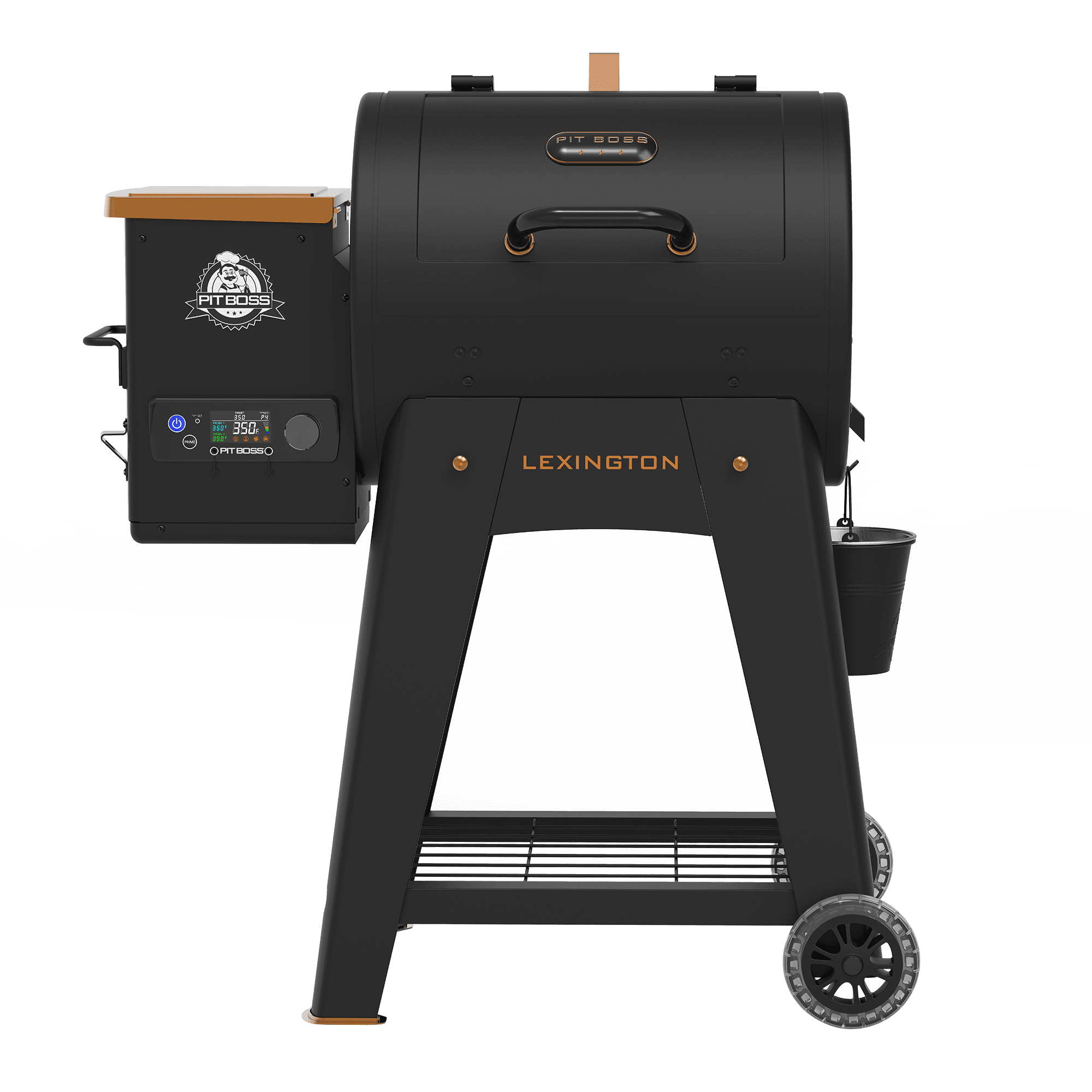 Pit Boss Lexington 500 sq in Wood Fired Pellet Grill and Smoker – Onyx Series