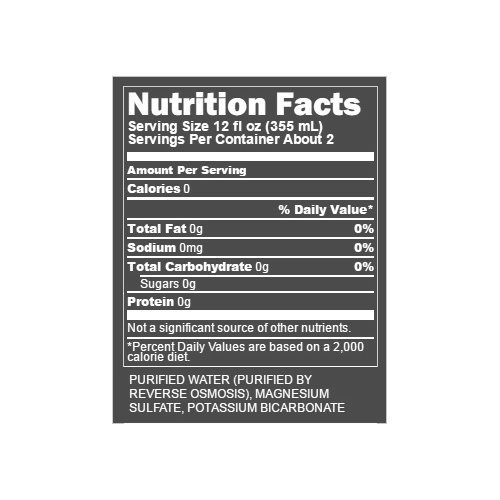 LIFEWTR Premium Purified Water. 16.9 Fl Oz (Pack of 12)