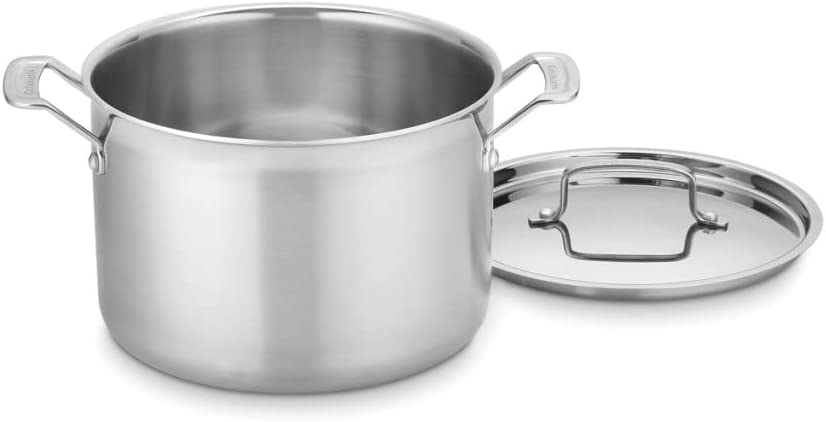 Cuisinart MCP66-24N MultiClad Pro Triple Ply 8-Quart Skillet. Stockpot w/Cover