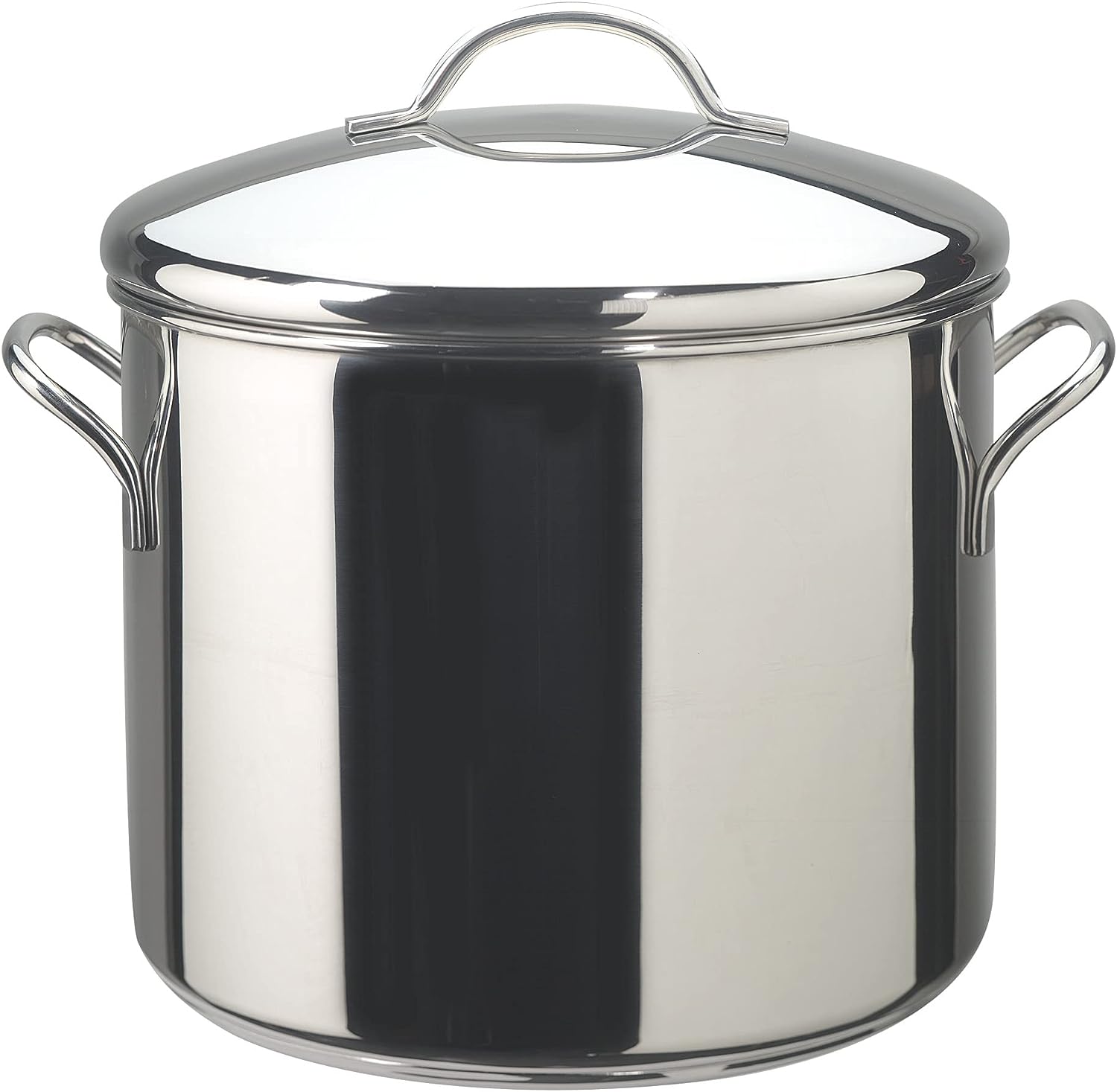 Farberware 50008 Classic Stainless Steel Stock Pot/Stockpot with Lid - 12 Quart. Silver