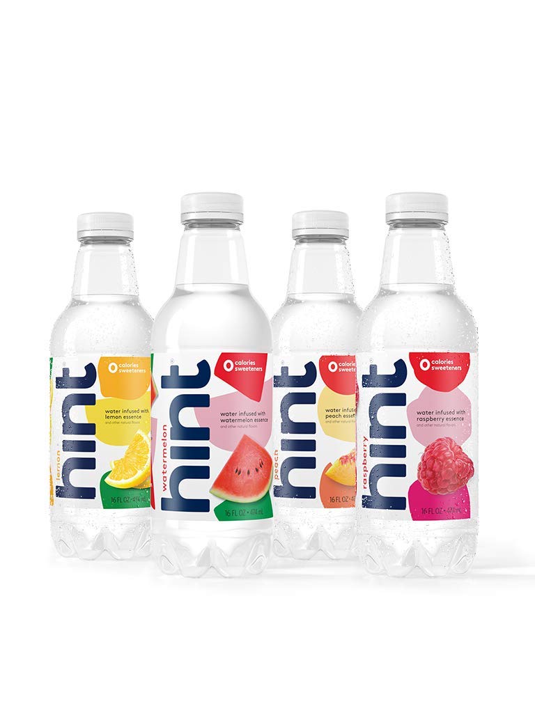 Hint Water Fruit Stand Variety Pack (Pack of 12). 16 Ounce Bottles. 3 Bottles Each