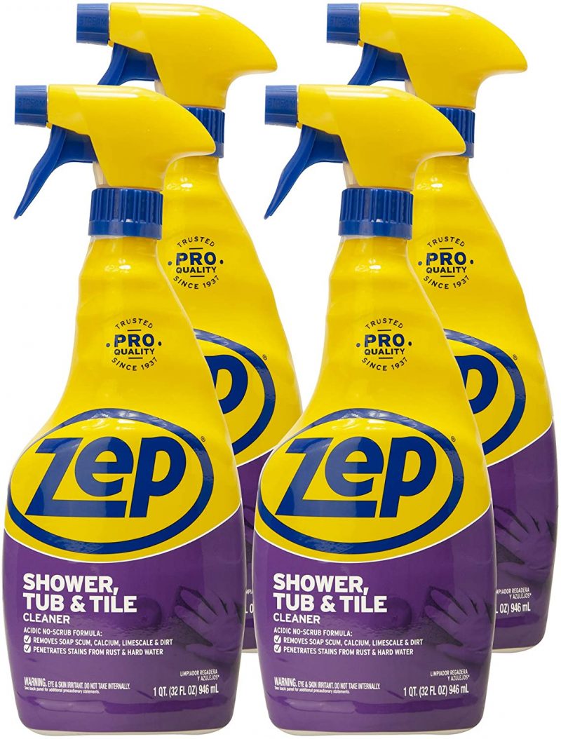 Zep Shower Tub and Tile Cleaner 32 Ounce (Case of 4)