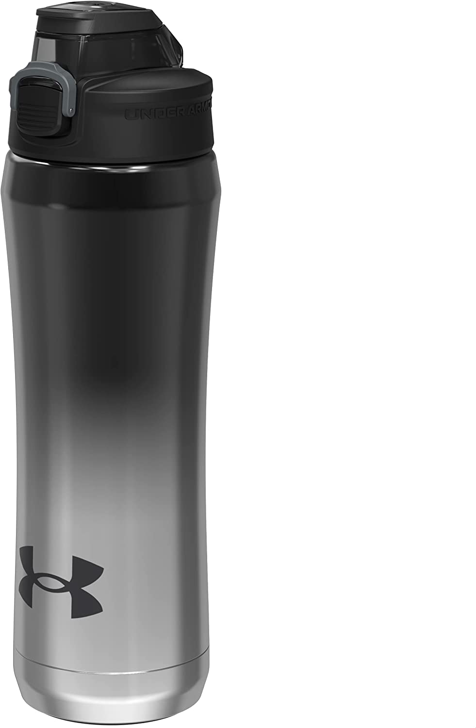Under Armour 18oz Beyond Gradient Vacuum Insulated Water Bottle. Gradient Black/Chrome