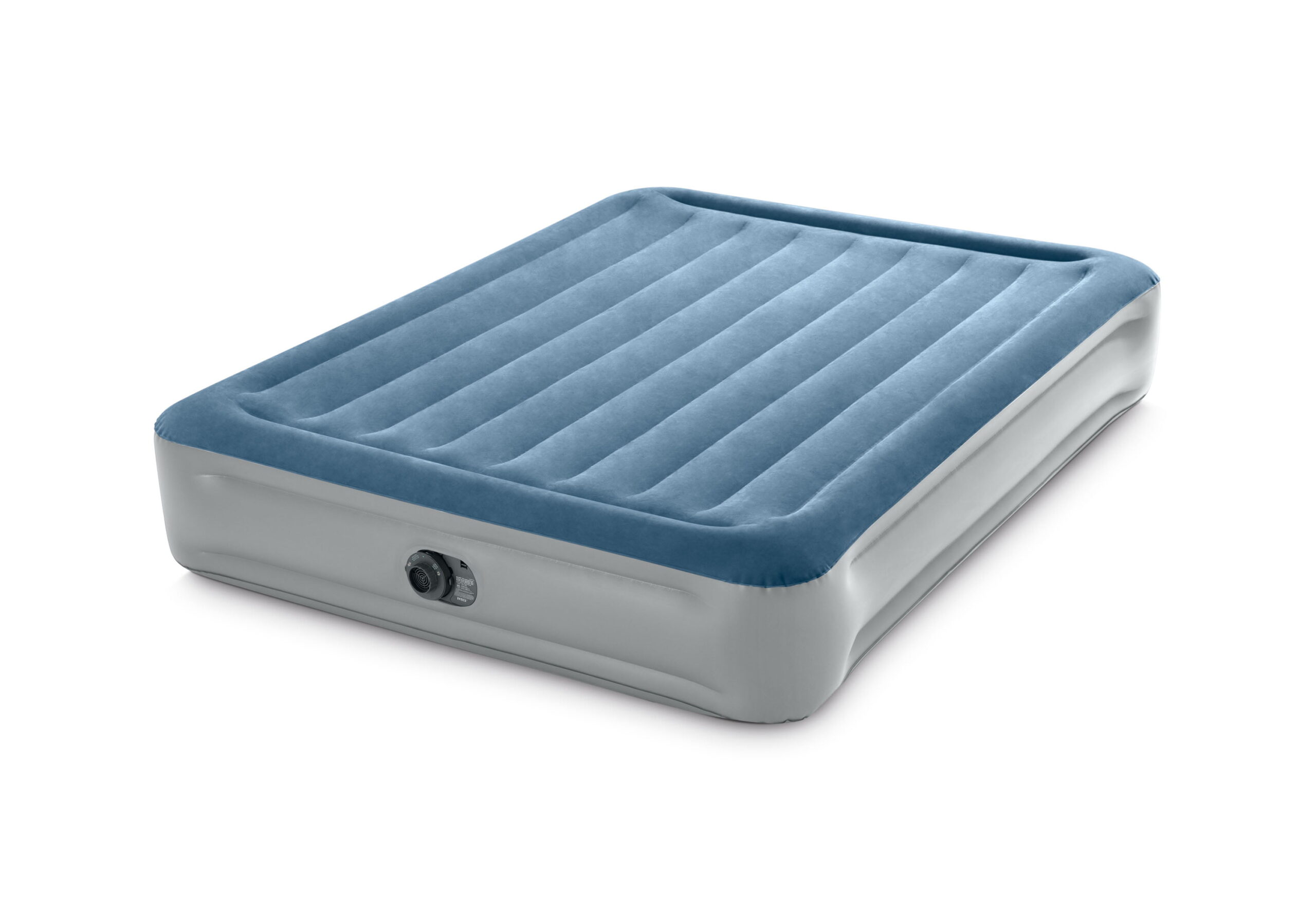 Intex 15″ Essential Rest Dura-Beam Airbed Mattress with Internal Pump Included - Queen