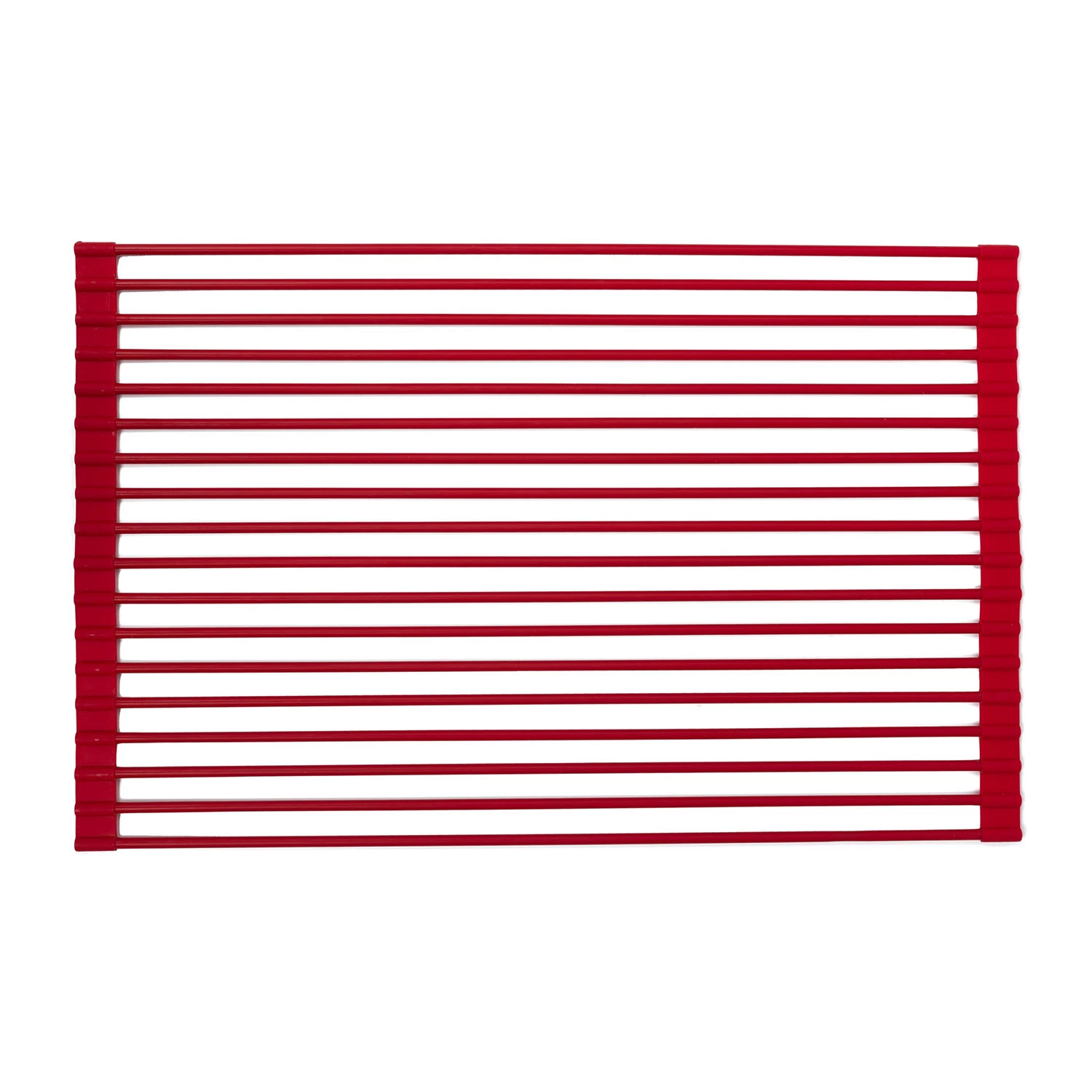 True & Tidy Over the Sink Roll-Up Drying Rack Limited Edition Red