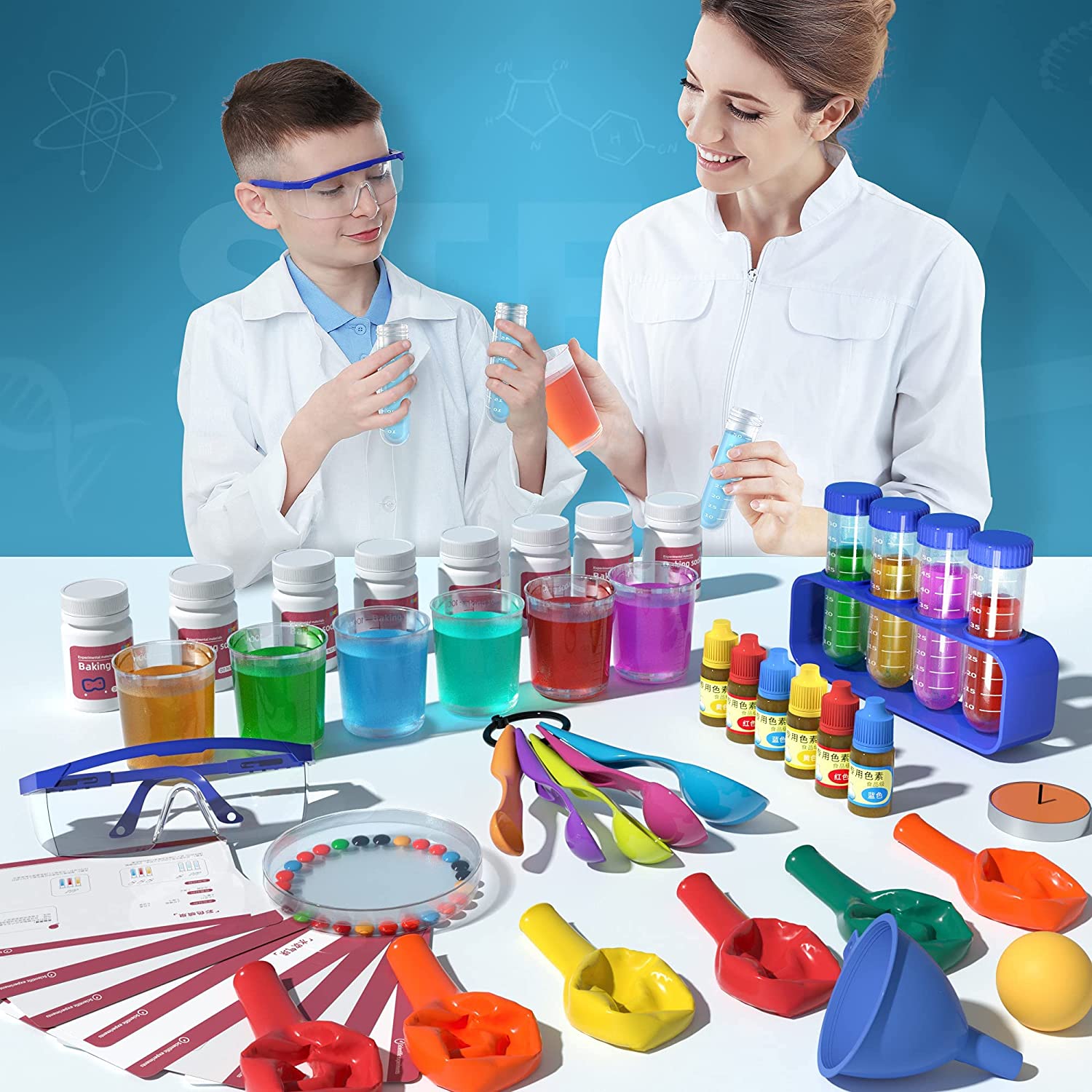 SNAEN Science Kit with 30 Science Lab Experiments