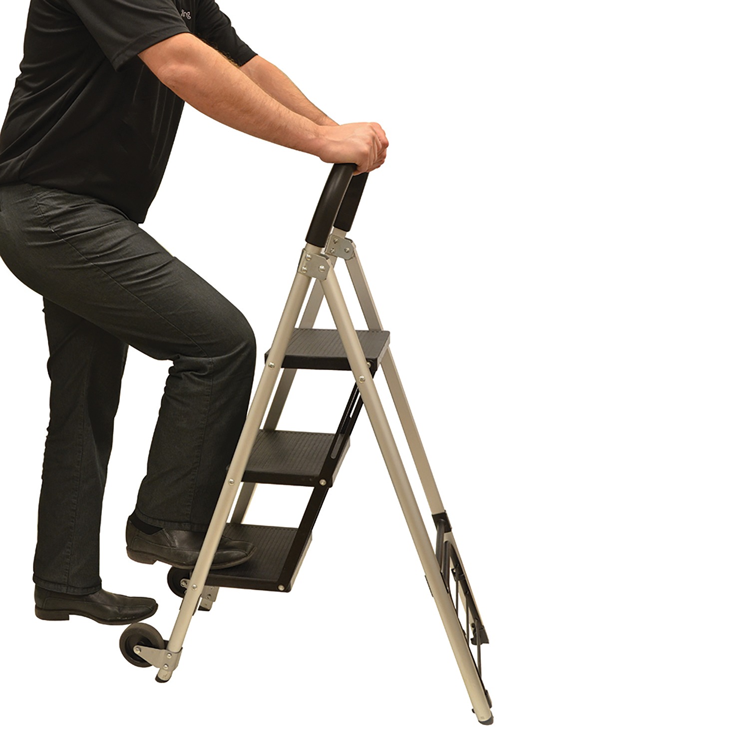 BIOS Living LF356 2-in-1 Step Stool Ladder