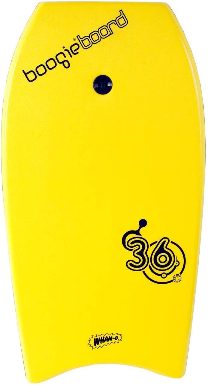 Wham-O Boogieboard 36″ - Phuzion Core - XPE Deck - HDPE bottom - Crescent tail - Includes wrist leash- Surfing Waves Ocean Summer Fun Beach Man & Woman Water Body Board