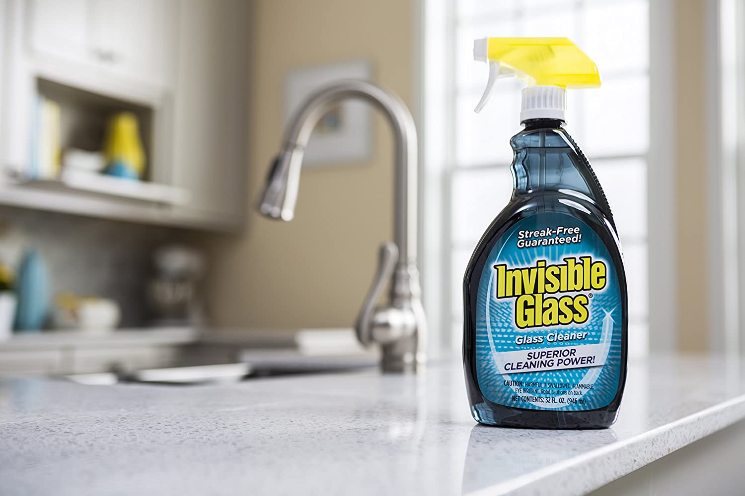 Invisible Glass 92194-4pk Premium Glass Cleaner 32-oz.Bottle. 128 fl oz. 4 Pack