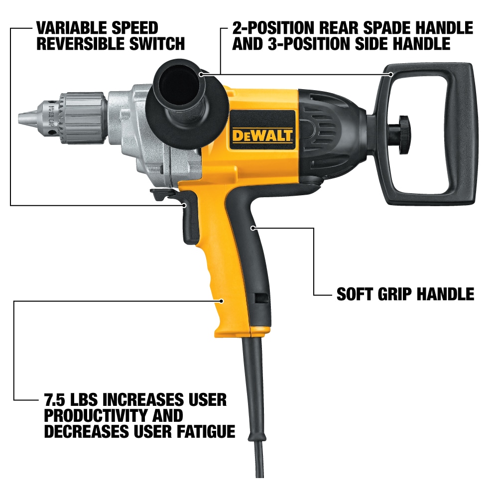 DEWALT DW130V 1/2-in Corded Drill (Tool Only)