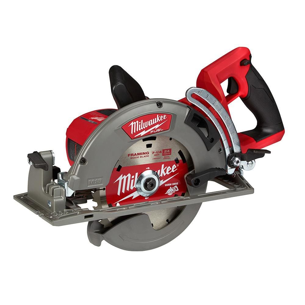 Milwaukee 2830-20-48-11-1880 M18 FUEL 18V 7-1/4 in. Lithium-Ion Cordless Rear Handle Circular Saw with HIGH OUTPUT 8.0 Ah Battery