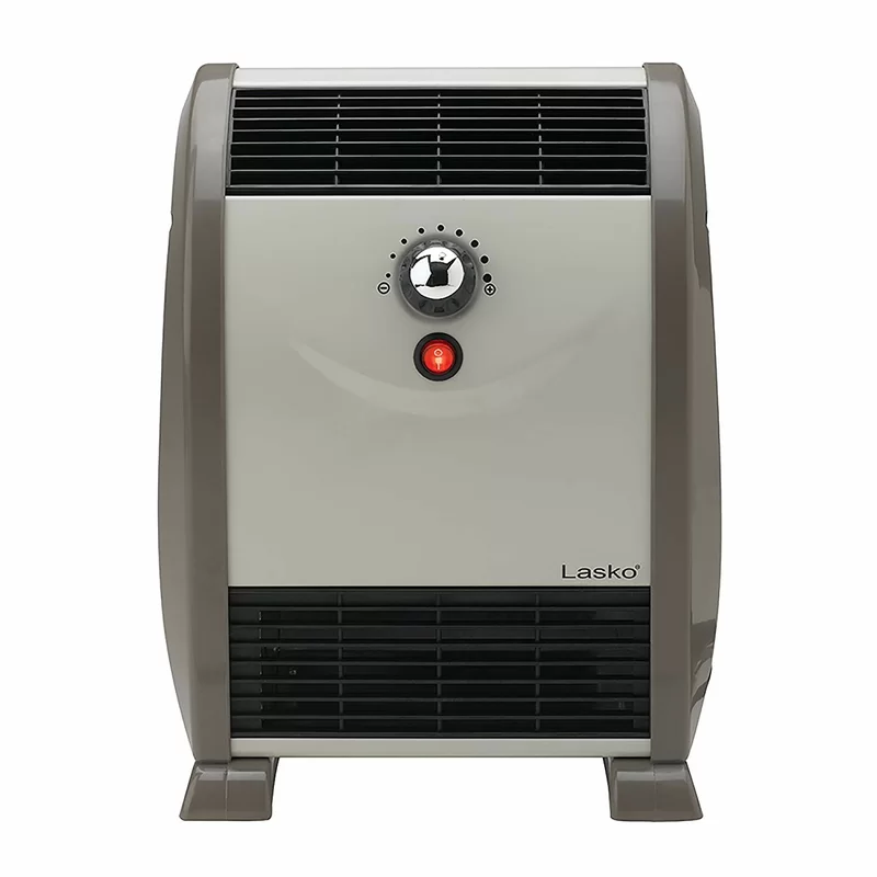Lasko 5812 Automatic Air Flow 1500-Watt Electric Convection Portable Space Heater with Tip-Over Safety Switch