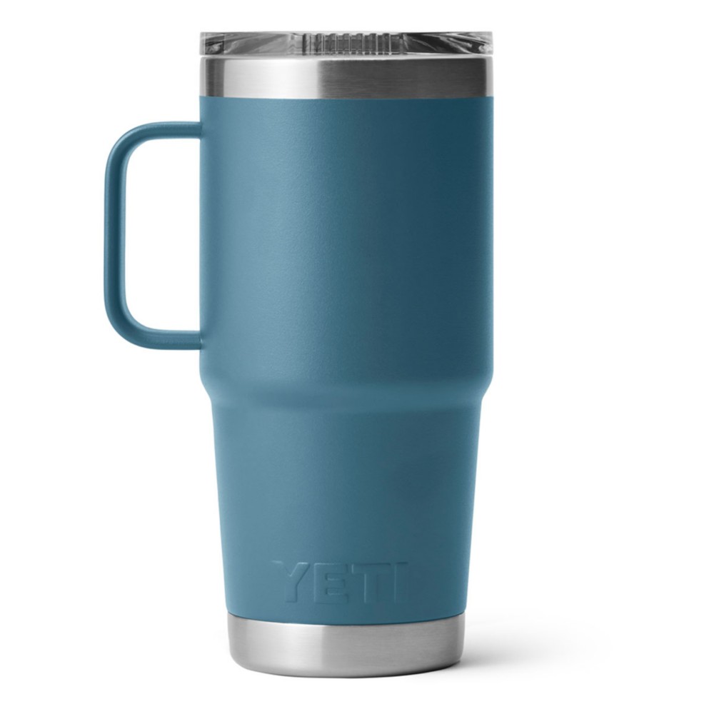 YETI Rambler 20 oz Travel Mug. Stainless Steel. Vacuum Insulated with Stronghold Lid. Nordic Blue