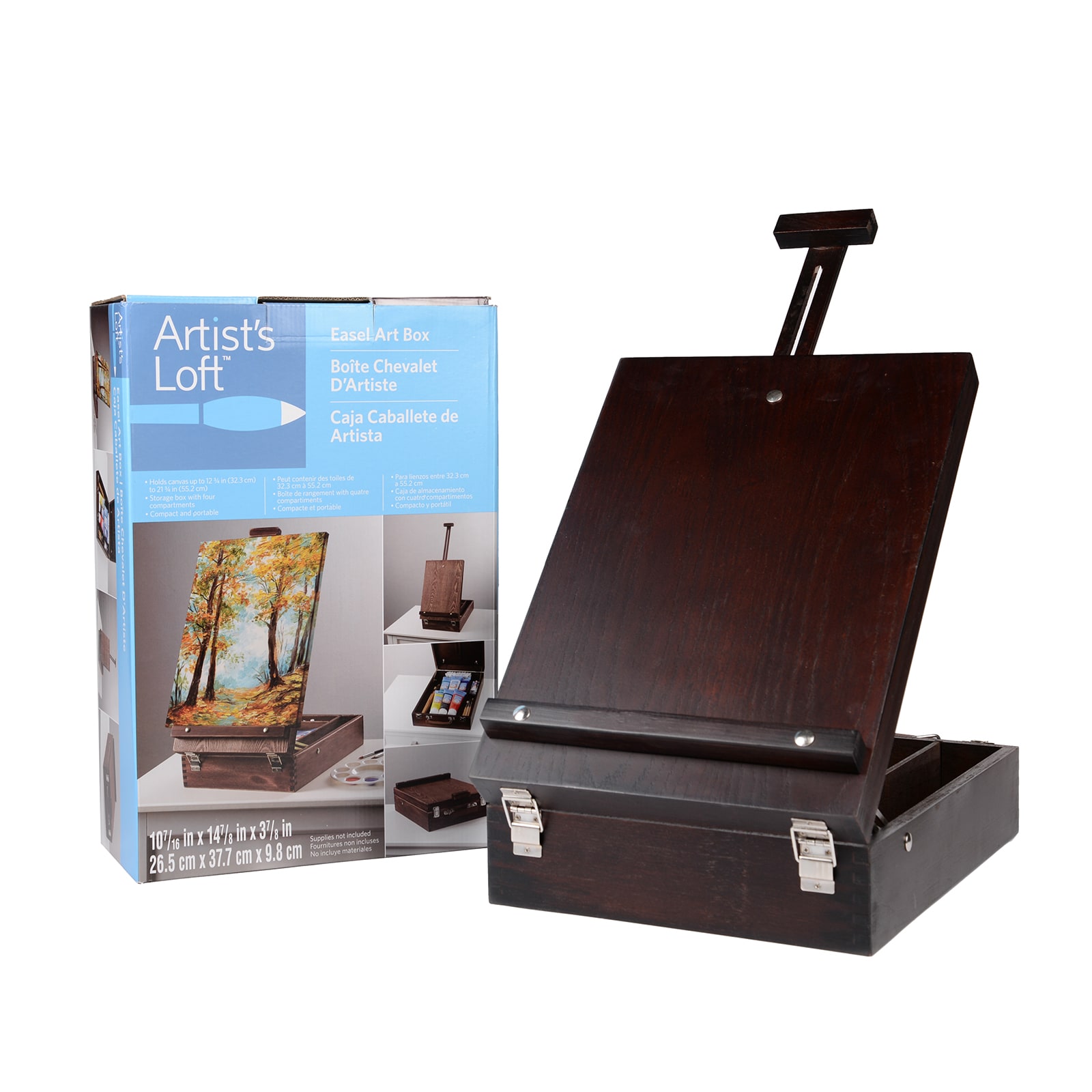Artist-s Loft Easel Art Box. Brown