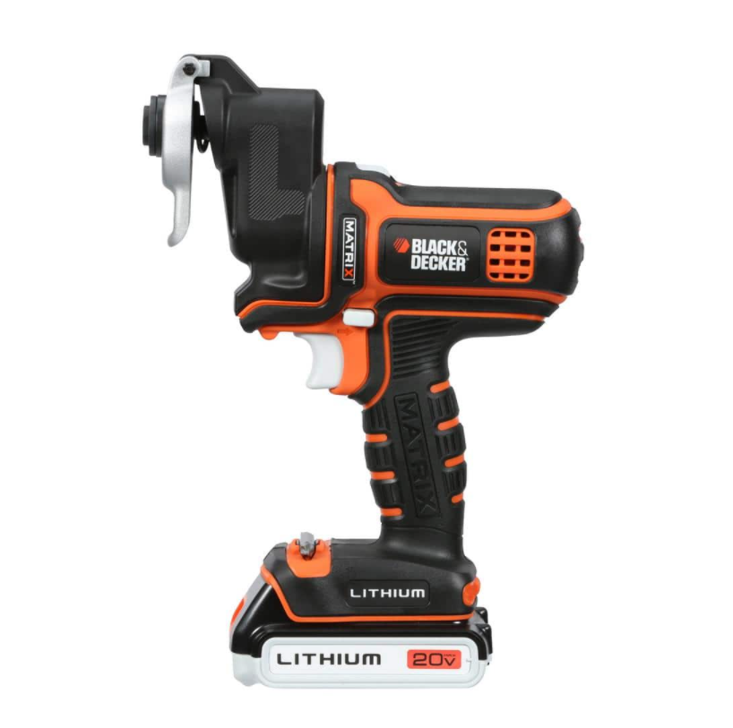 BLACK+DECKER BDCDMT1206KITC 20-Volt Max Lithium-Ion Cordless Matrix Combo Kit with Storage Case (6-Tool)