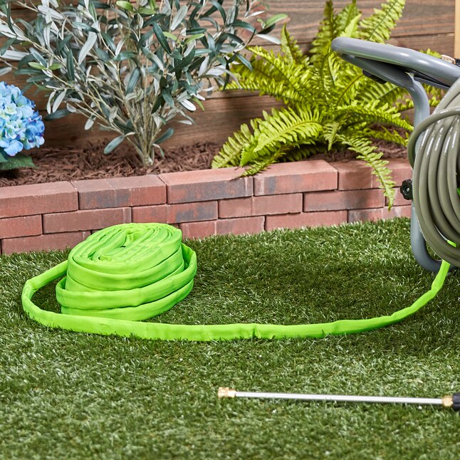 Zero-G Pro  Teknor Apex 3/4-in x 75-ft Contractor Kink Free Woven Green Coiled Hose