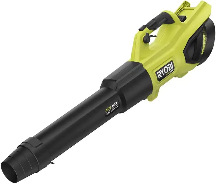 RYOBI RY404140VNM 40V HP Brushless Whisper Series 160 MPH 650 CFM Cordless Battery Leaf Blower with 6.0 Ah Battery and Charger