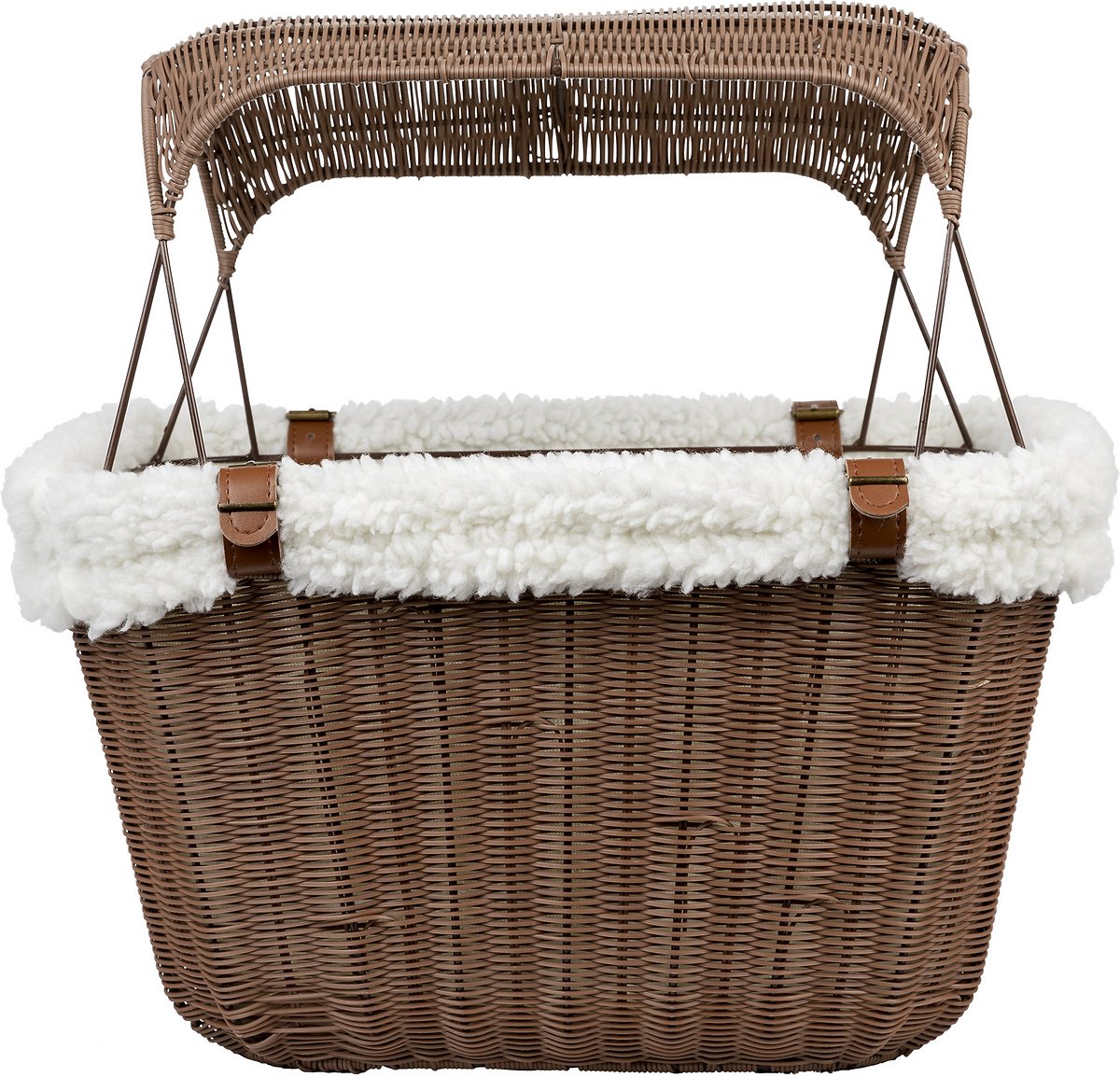 PetSafe Happy Ride Wicker Cat & Dog Bicycle Basket