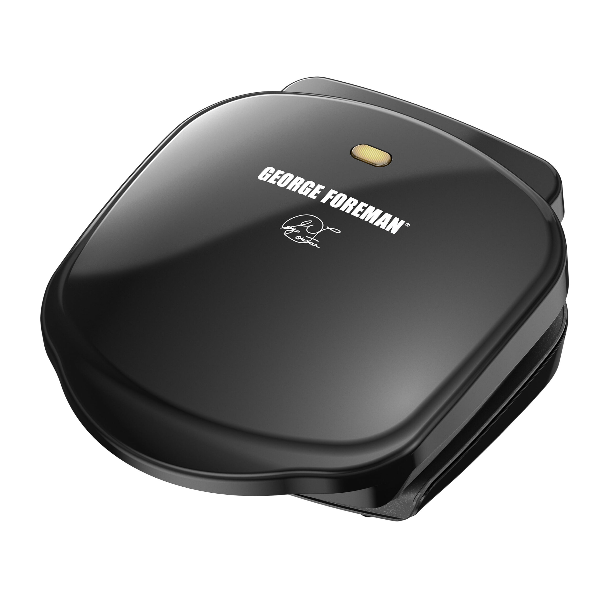 George Foreman 2-Serving Classic Plate Electric Indoor Grill and Panini Press. Black. GR10B