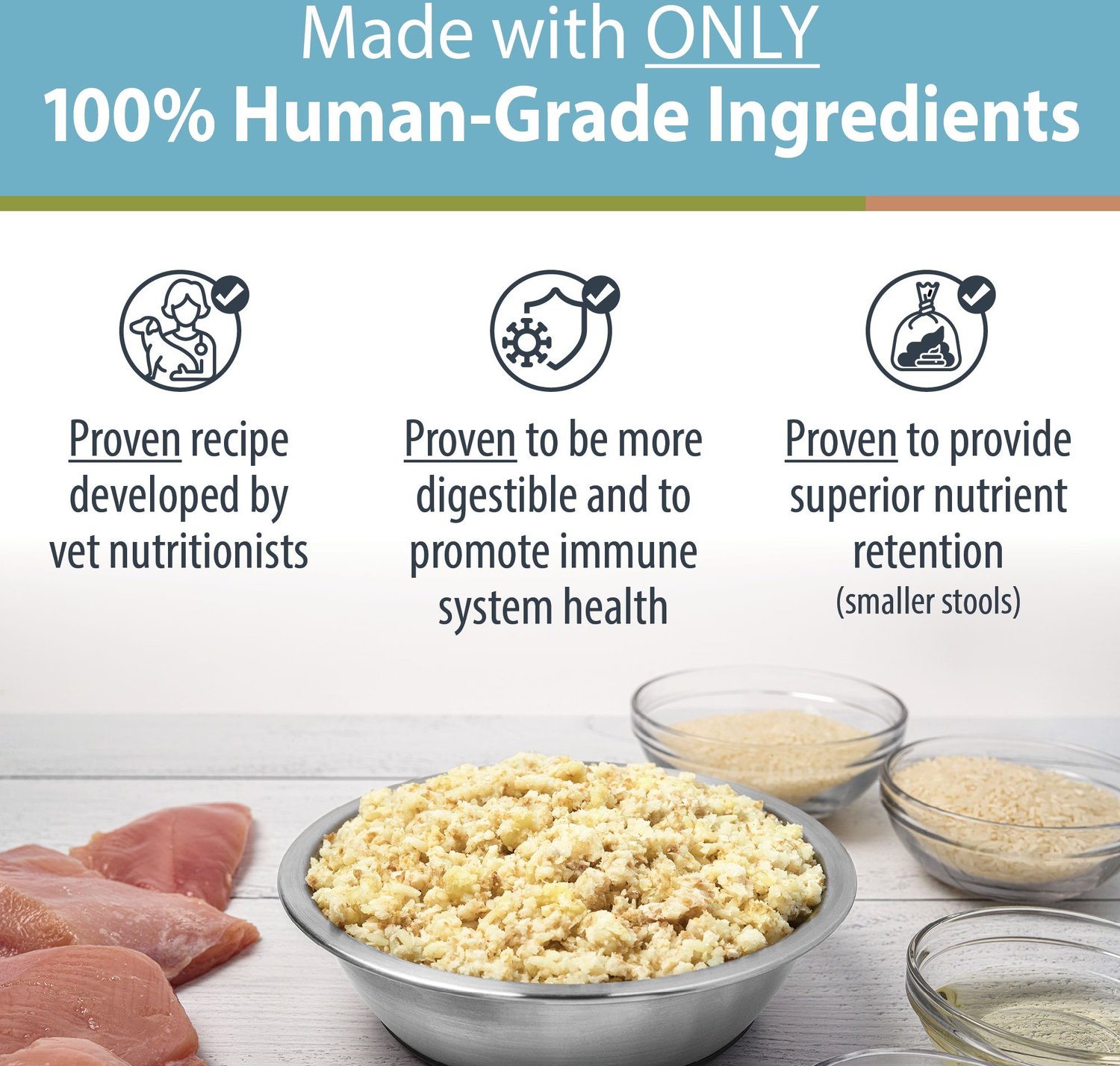 JustFoodForDogs PantryFresh Balanced Remedy Recipe Fresh Dog Food. 12.5-oz pouch. case of 12