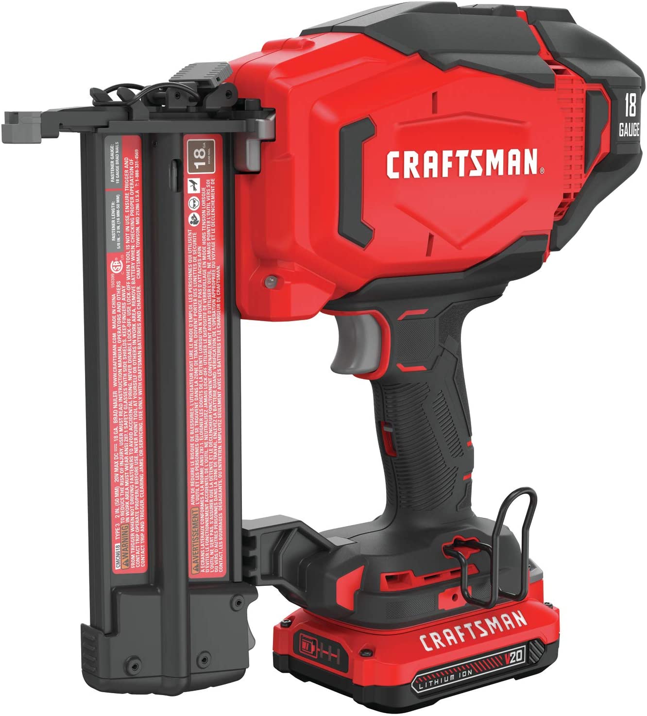 CRAFTSMAN 2-in 18-Gauge Cordless Brad Nailer