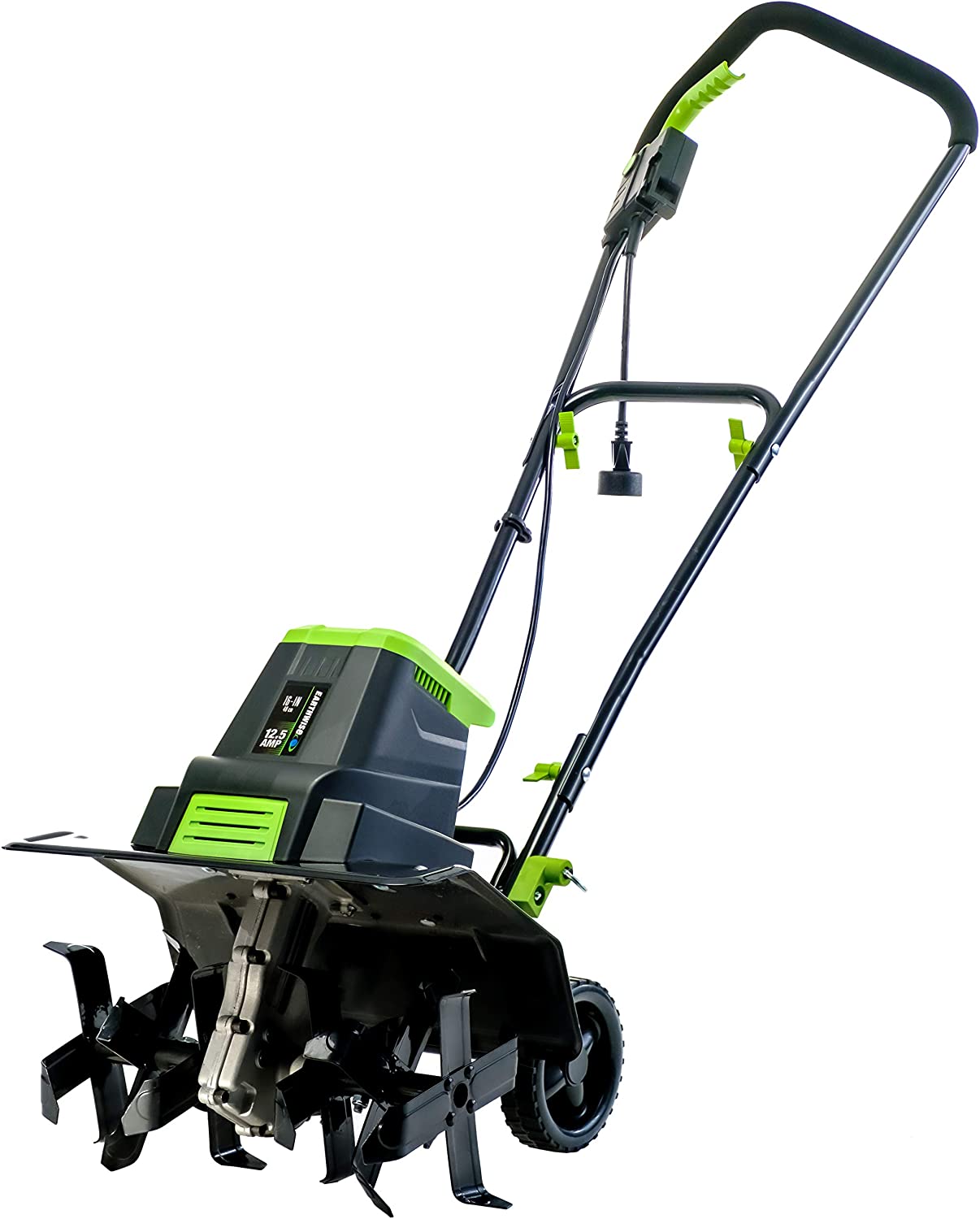 Earthwise TC70125 12.5-Amp 16-Inch Corded Electric Tiller/Cultivator. Green
