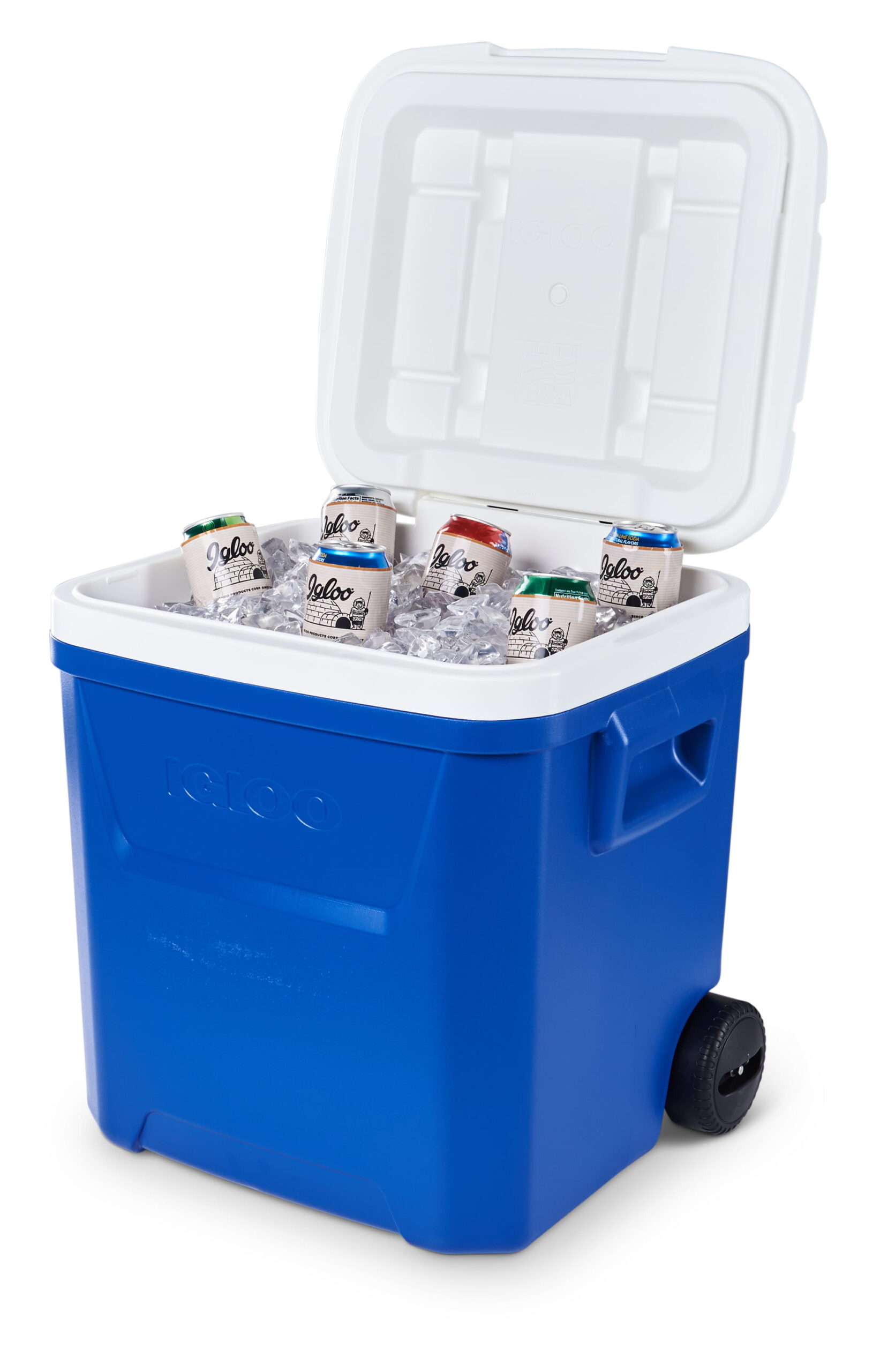 Igloo 60 qt. Laguna Ice Chest Cooler with Wheels. Blue
