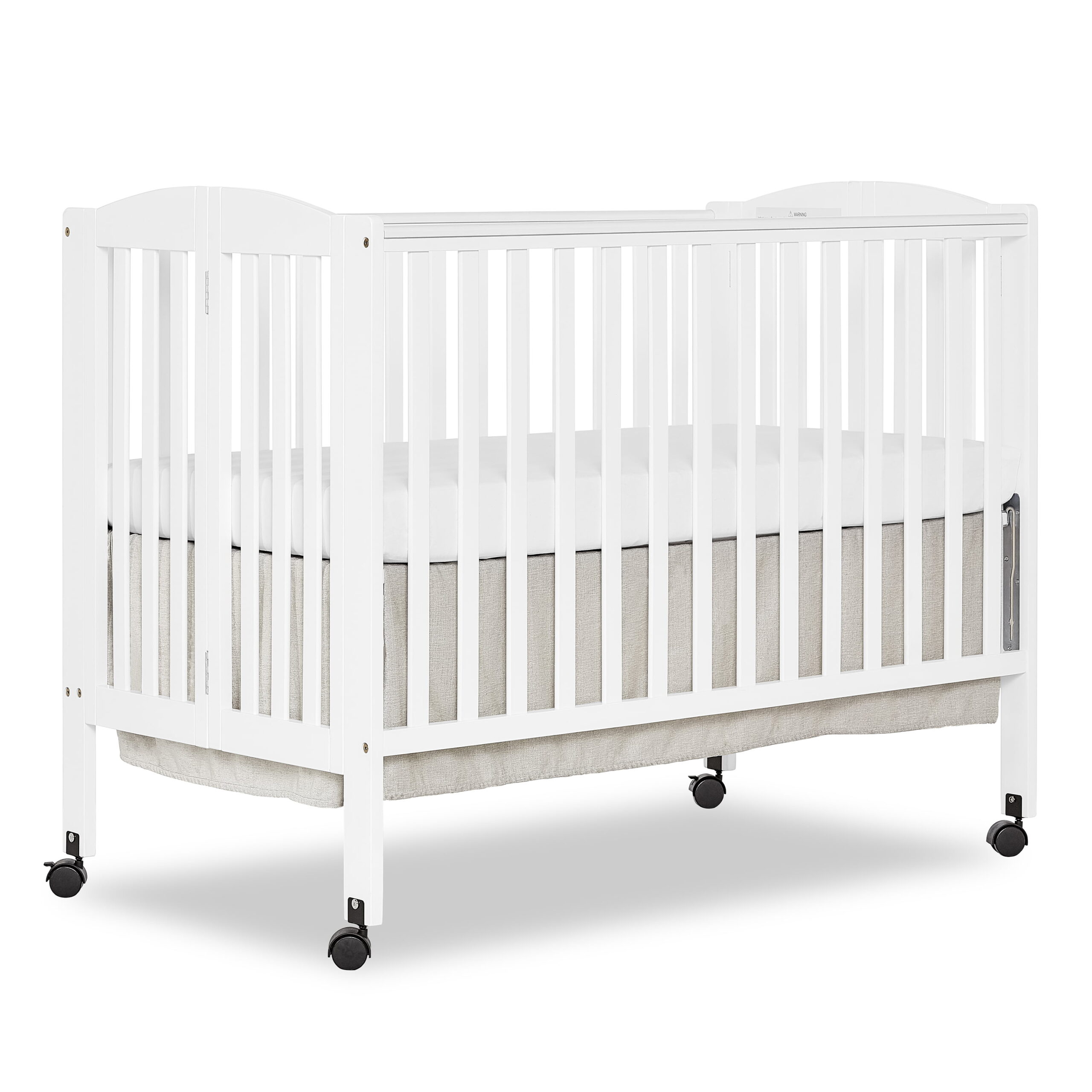 Dream On Me 2-in-1 Folding Full-Size Crib White