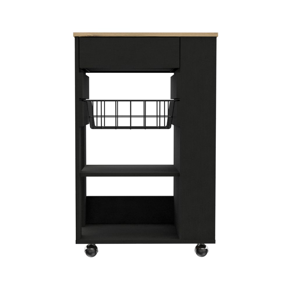 Boahaus Pessac​ Kitchen Cabinet (Black)