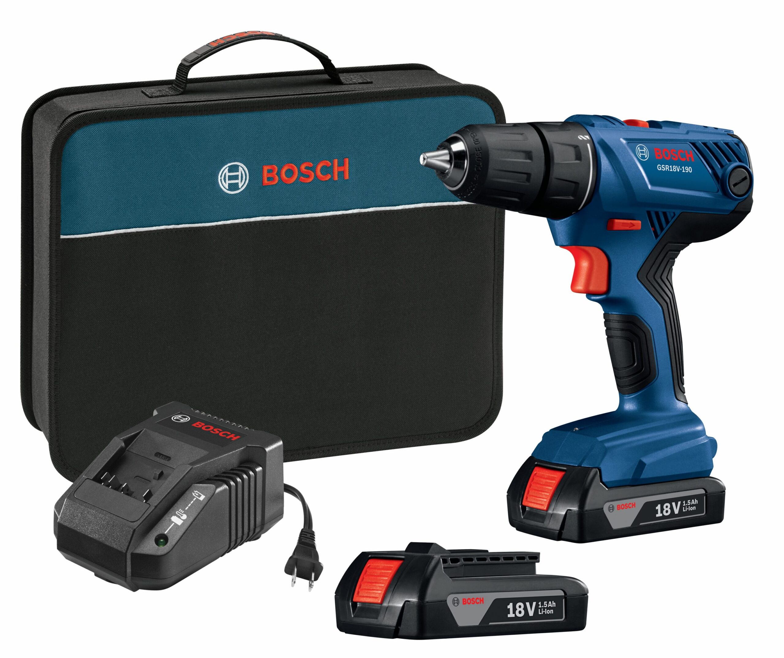 Bosch 18-volt 1/2-in Cordless Drill (2 Li-ion Batteries Included and Charger Included)