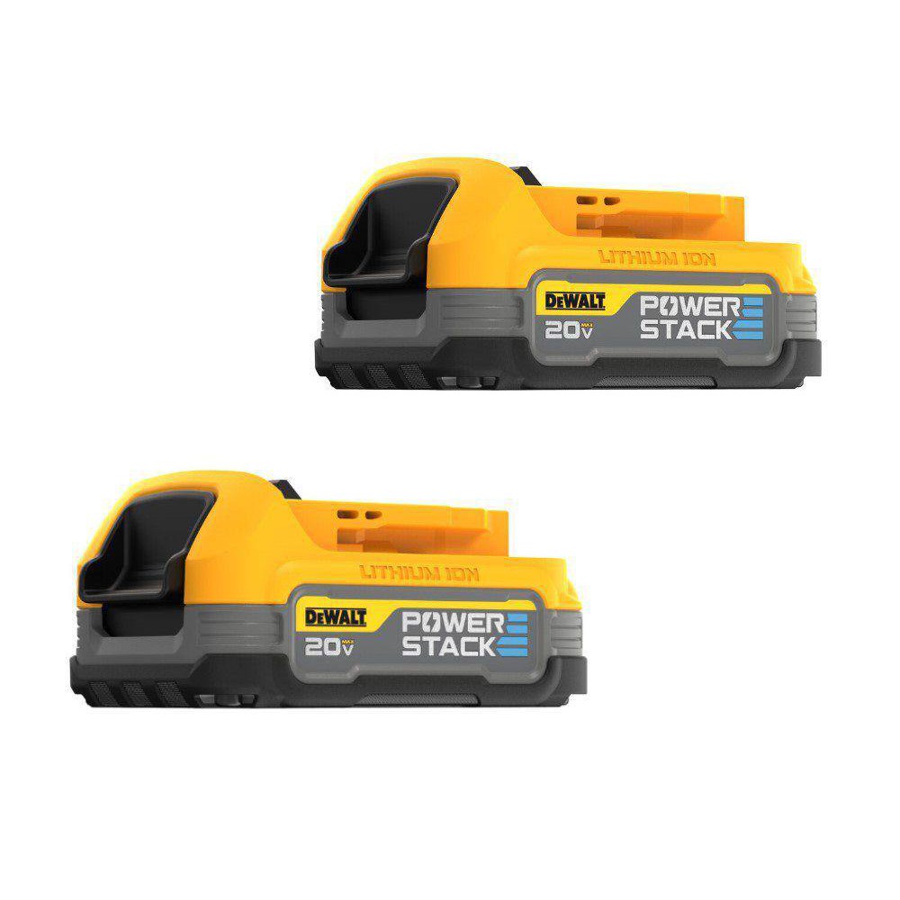 DEWALT DCBP034-2 20V MAX POWERSTACK Compact Battery (2 Pack)